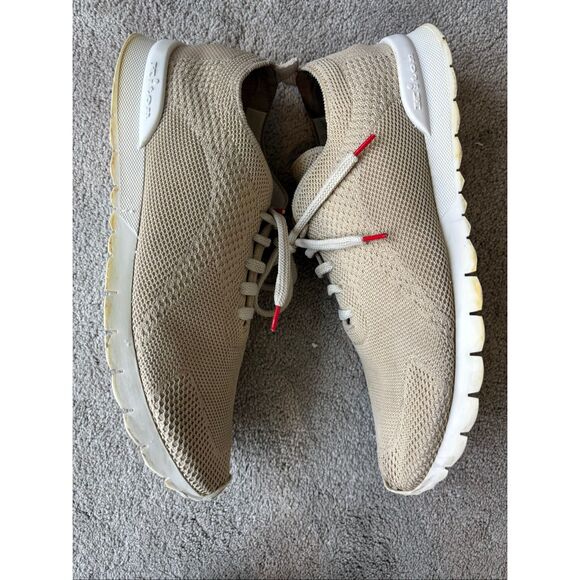 Kiton Men’s FITS - SNEAKERS knit COTTON, beige, Sz 11, $995 - Picture 8 of 12
